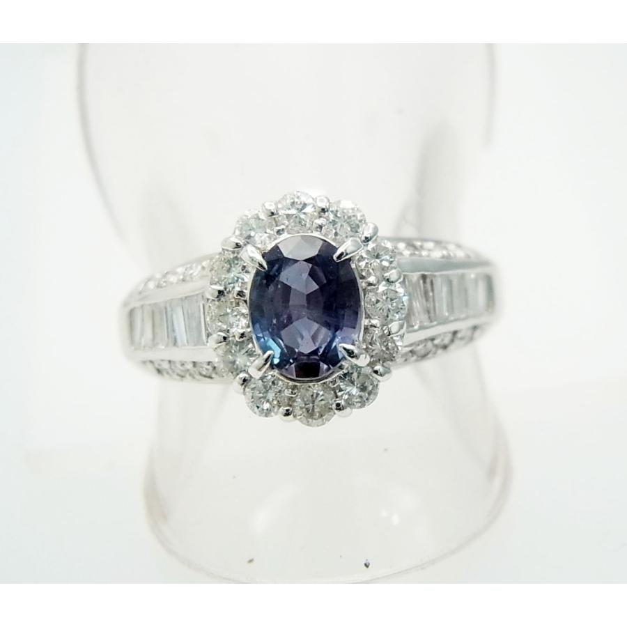 目玉商品 かなり上質 0.61ct 天然アレキサンドライト 天然ダイヤ0.62ct