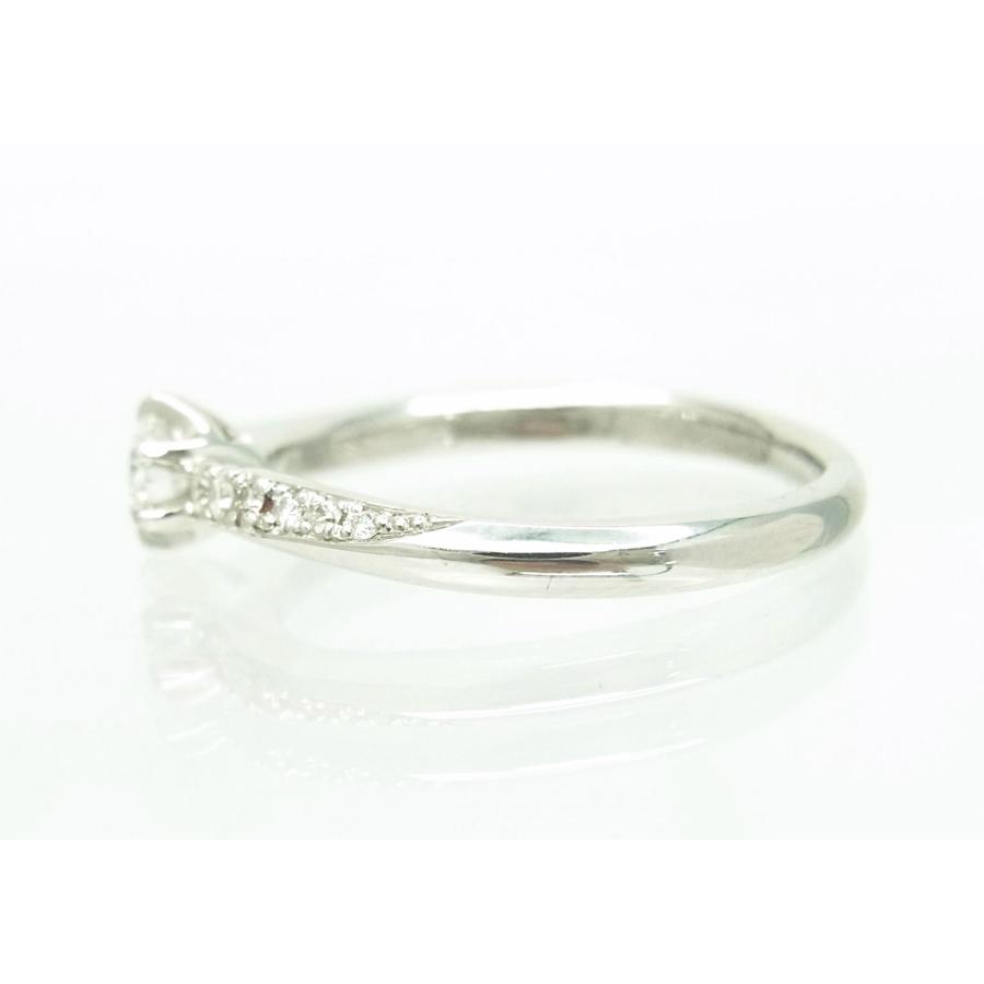 D-VS2-エクセレントカット鑑定書付0.192ct天然ダイヤモンド　プラチナ製リング　卸価格　商品動画あり　送料出品者負担 