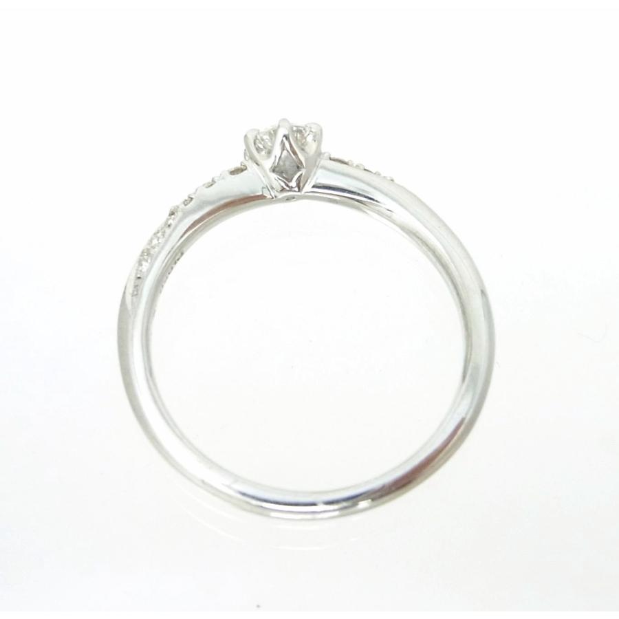 D-VS2-エクセレントカット鑑定書付0.192ct天然ダイヤモンド　プラチナ製リング　卸価格　商品動画あり　送料出品者負担 