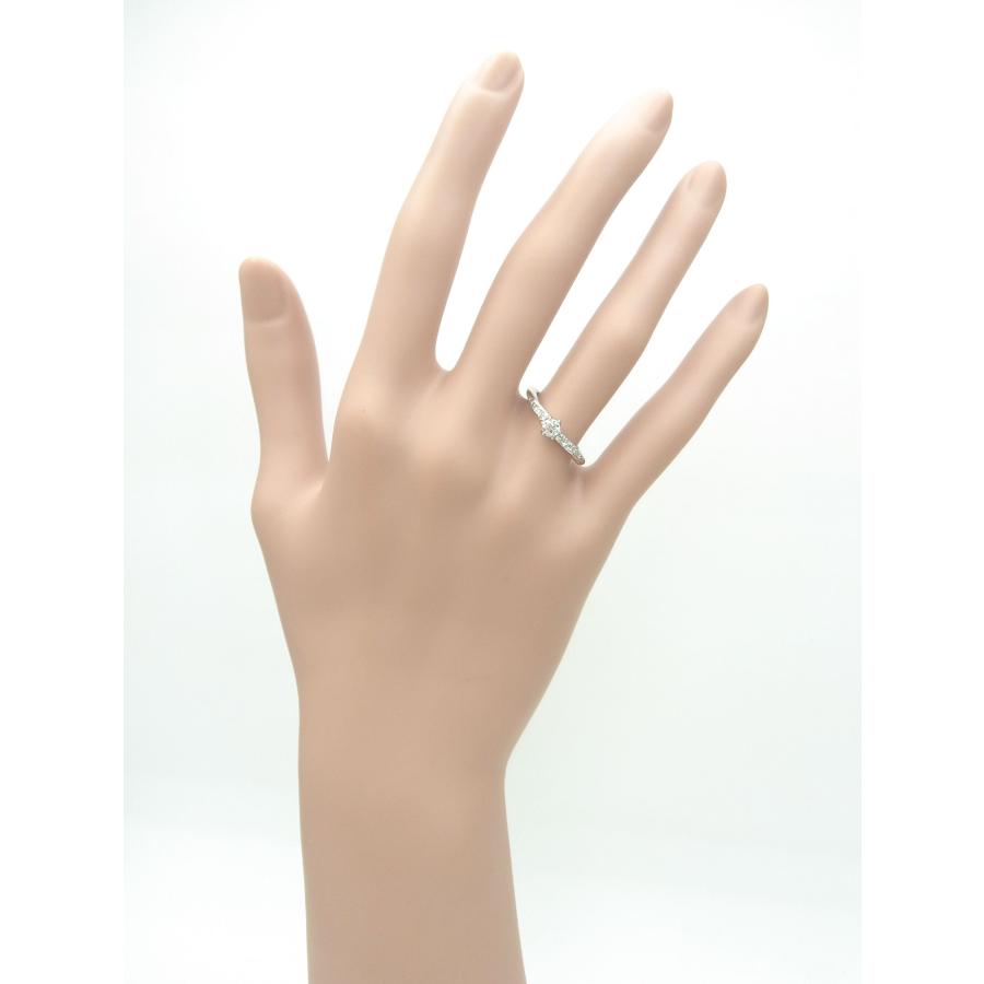 D-VS2-エクセレントカット鑑定書付0.192ct天然ダイヤモンド　プラチナ製リング　卸価格　商品動画あり　送料出品者負担 