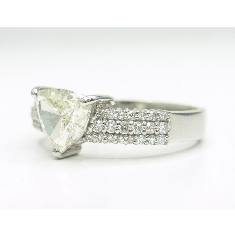 中宝研鑑定書付 1.015ct トリリアントカット 天然ダイヤモンド 