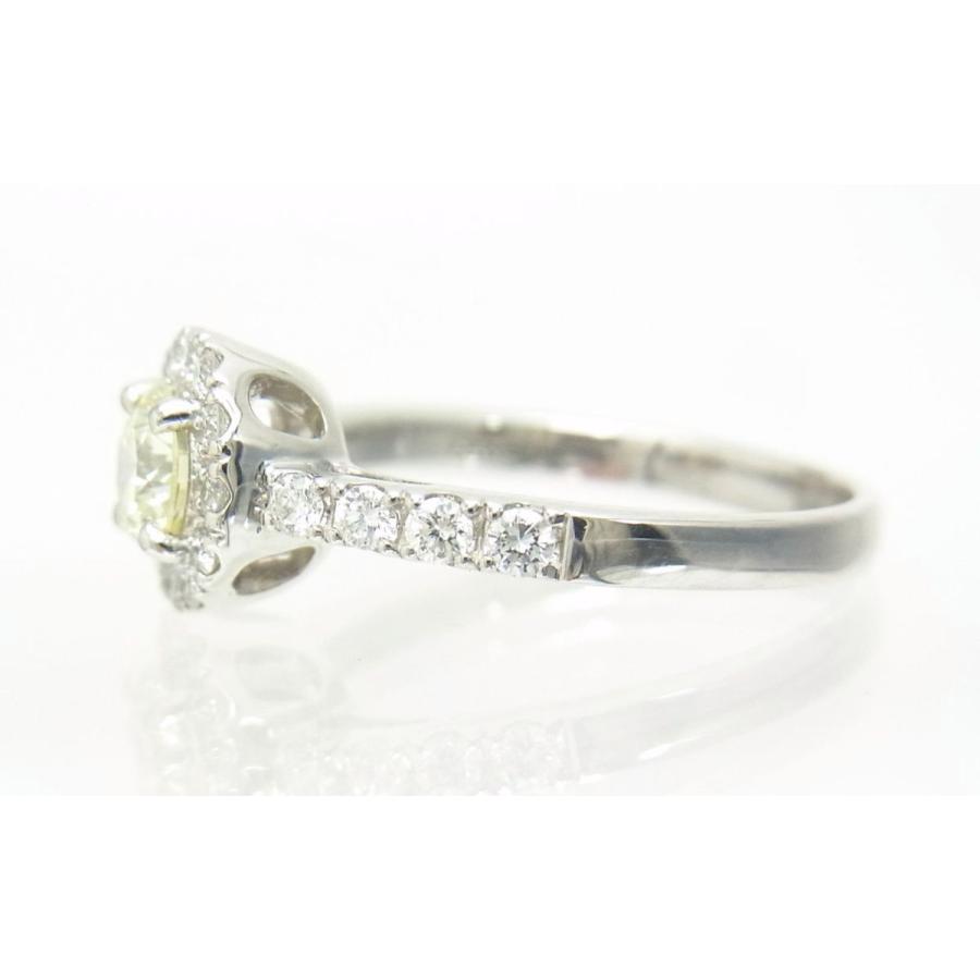 中央宝石研究所鑑定済 天然ダイヤモンド 0.505ct プラチナ製リング 卸 