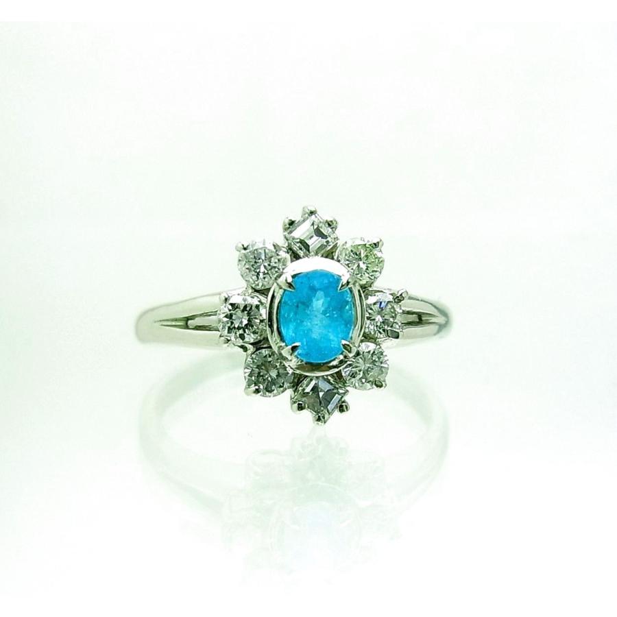 ラボラトリーパライバプラチナリング パライバトルマリン リング/指輪 0.350カラット プラチナ900