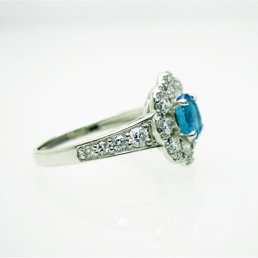 超希少 ブラジル産強ブルー系 0.67ct パライバトルマリン ダイヤ0.72ct 