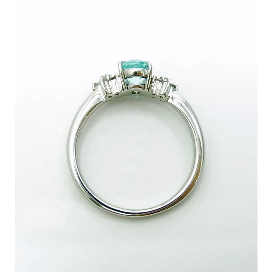 0.68ctでこの価格 天然パライバトルマリン 0.68ct 天然ダイヤ取