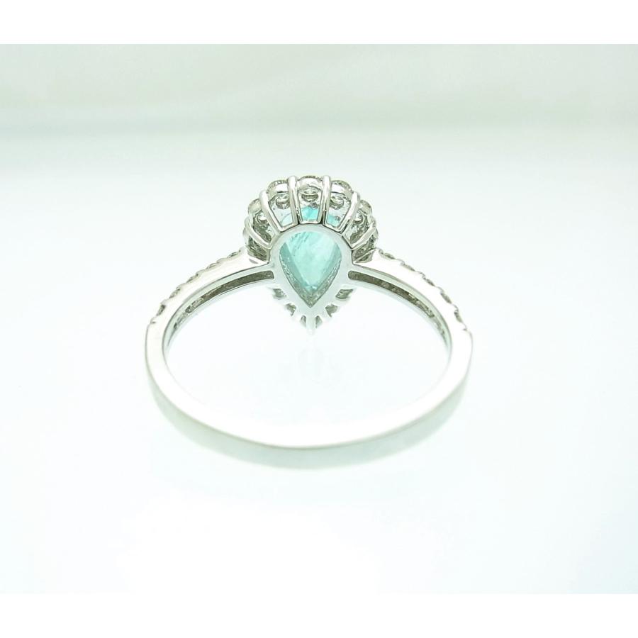 天然パライバトルマリン プラチナ900 透かしデザイン 天然ダイヤモンドリング 楽天市場】Pt900 パライバトルマリン & ダイヤモンド リング