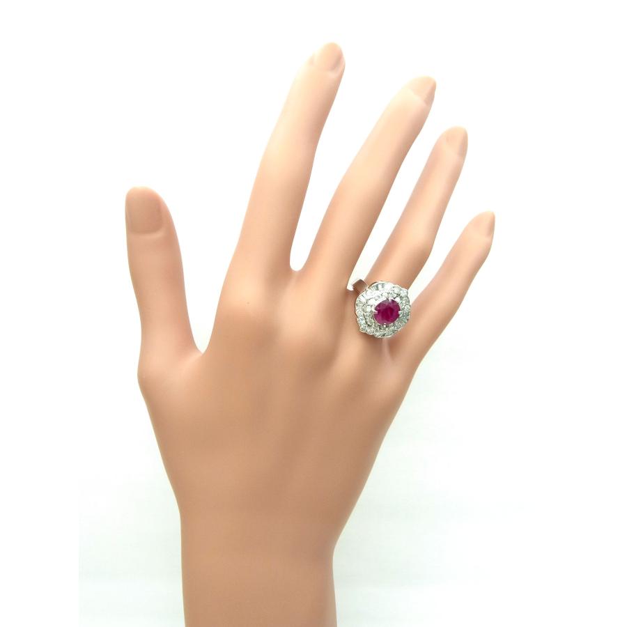 ほぼ2ct上質天然ルビーがこの価格/1.97ct/天然ダイヤ取巻も1.75 ほぼ2ct上質天然ルビーがこの価格/1.97ct/天然ダイヤ取巻も1.75