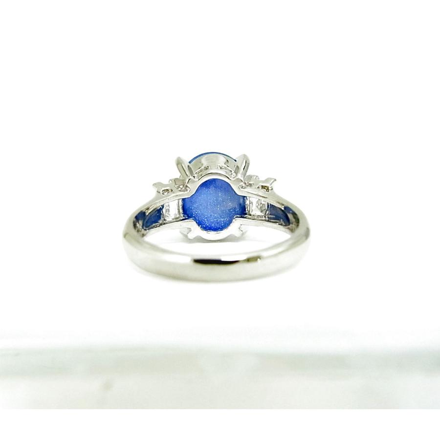 8.42ct 天然スターサファイア 天然ダイヤ プラチナ製リング 商品動画 