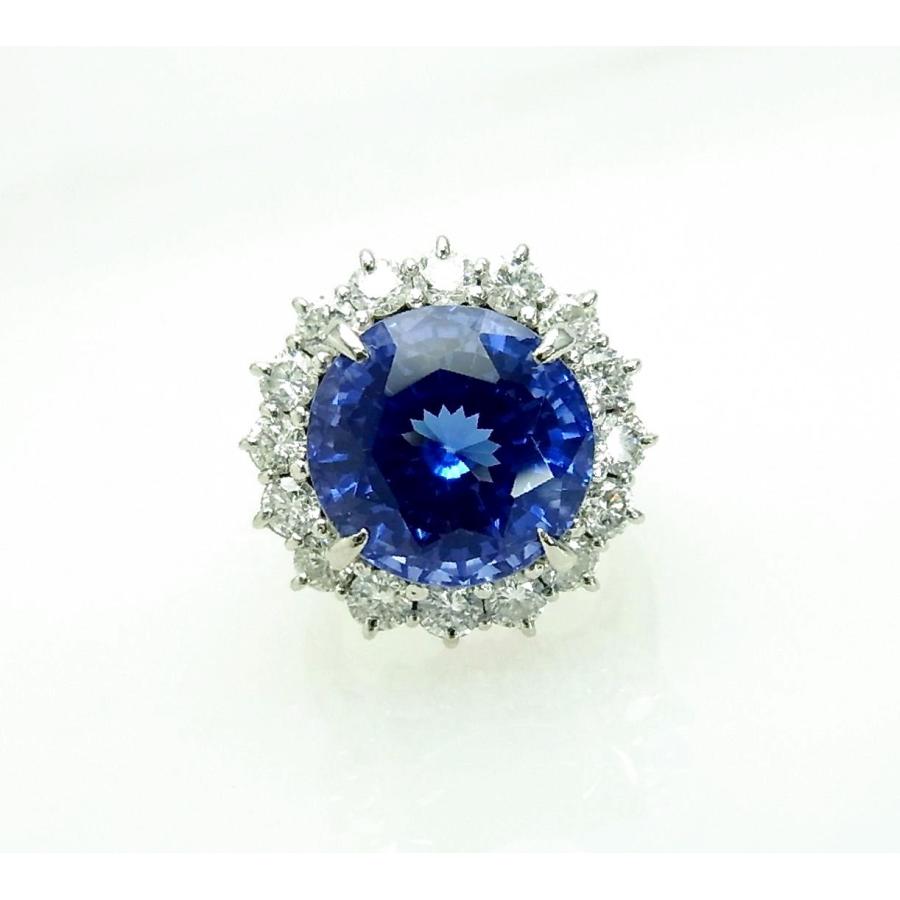 希少10キャラ越えのラウンド石 10.62ct 天然タンザナイト ダイヤ