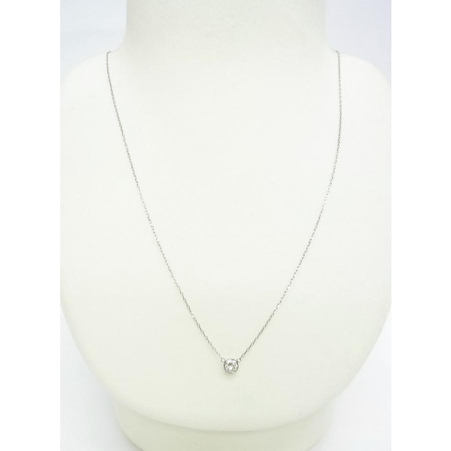 0.564ct/H-I1-GOOD/天然ダイヤモンド/一粒石/バイザヤードタイプ/プラチナペンダントネックレス/送料無料_2
