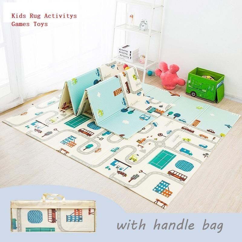 プレイマット おしゃれ 防水 赤ちゃん プレイマット ベビー 赤ちゃん おしゃれ キッズ 子供 折りたたみ クッション 北欧 F