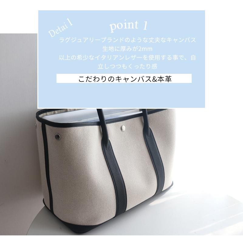 本革 キャンバス バッグ レディース トートバッグ 上質本牛革  