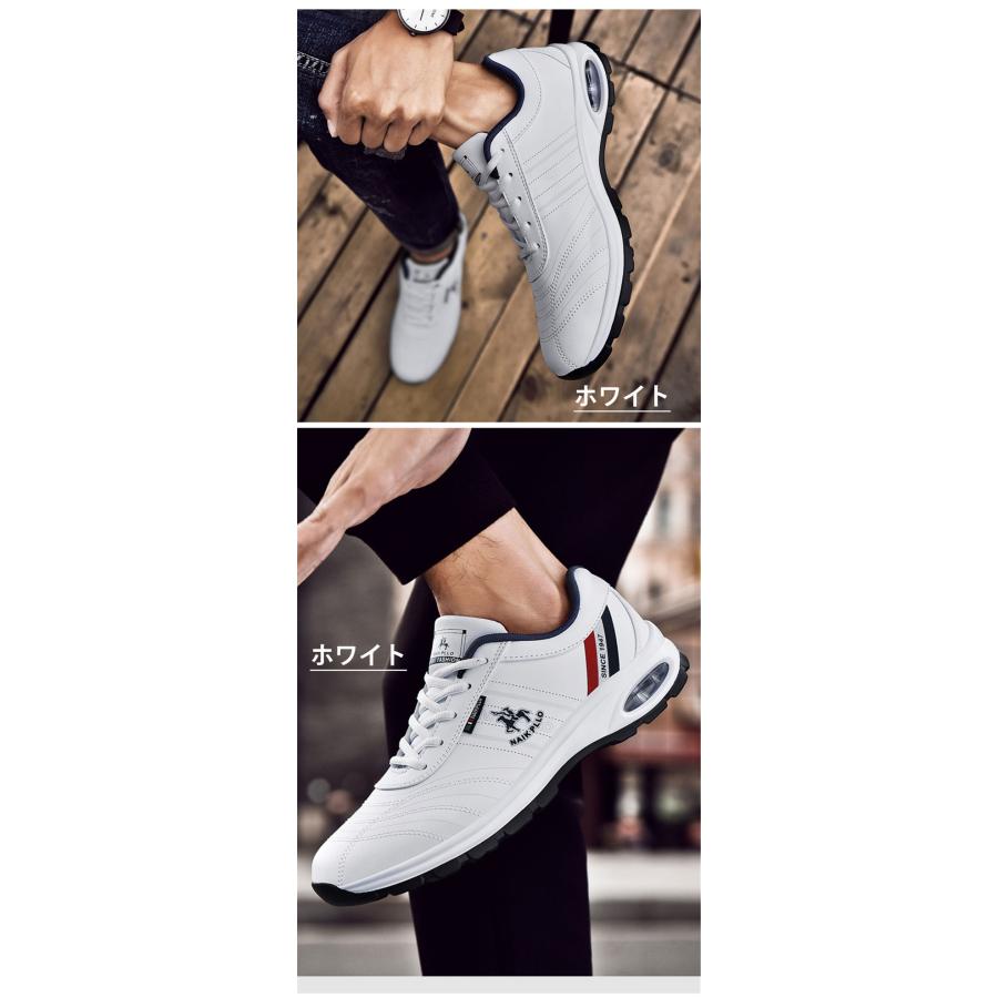 新品 メンズ ゴルフシューズ 防水レザー クッション スパイク 白 26.5 ゴルフシューズ メンズ 防水 防滑 ボア 裏起毛 保暖 カジュアル