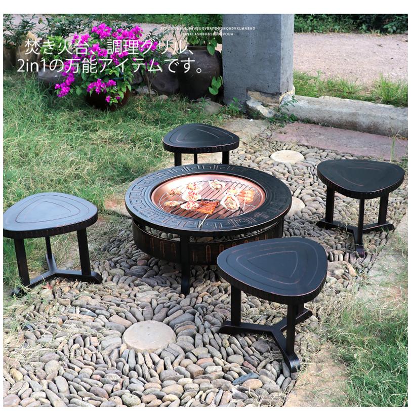 焚き火台 3way バーベキュー テーブル キャンプ 屋外用 暖炉 焚き火台 3way バーベキュー テーブル キャンプ 屋外用 暖炉