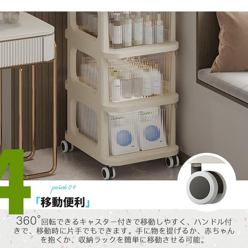 【美品】キャスター付きワゴン ラック チェスト 棚 引き出し 小物収納 楽天市場】収納ボックス ワゴン 収納ラック キッチンワゴン 3/4