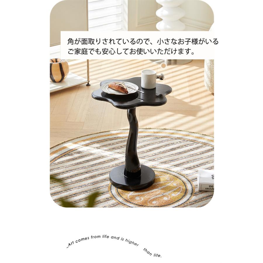 サイドテーブル ソファサイドテーブル 木製 フラワー 花 花形 サイドテーブル ソファサイドテーブル 木製 フラワー 花 花形