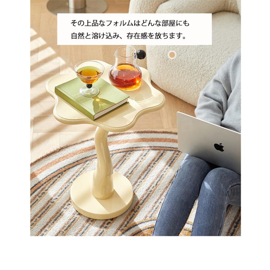 サイドテーブル ソファサイドテーブル 木製 フラワー 花 花形 サイドテーブル ソファサイドテーブル 木製 フラワー 花 花形