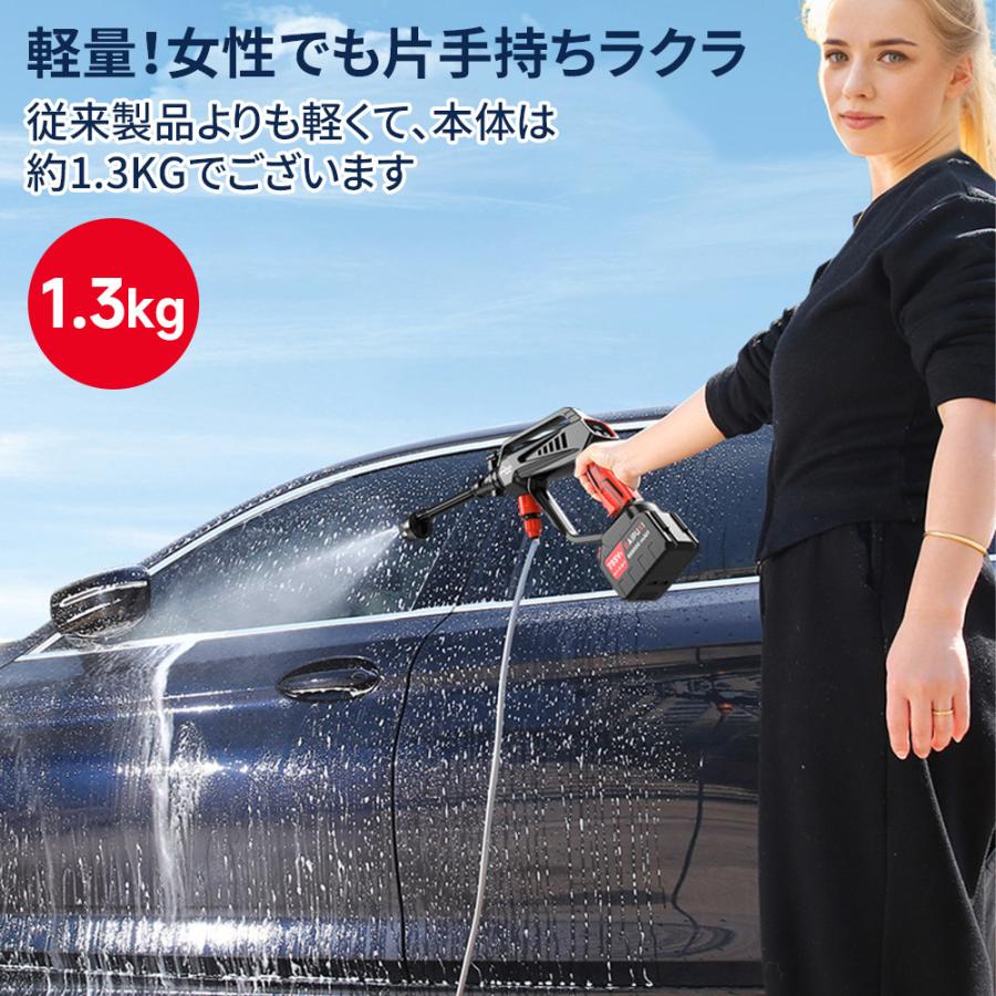 高圧洗浄機 コードレス 充電式 マキタバッテリー対応 ブラシレスモータ