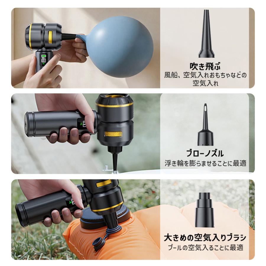 ハンディクリーナー コードレス掃除機 46800PA 強力吸引 6000mAh