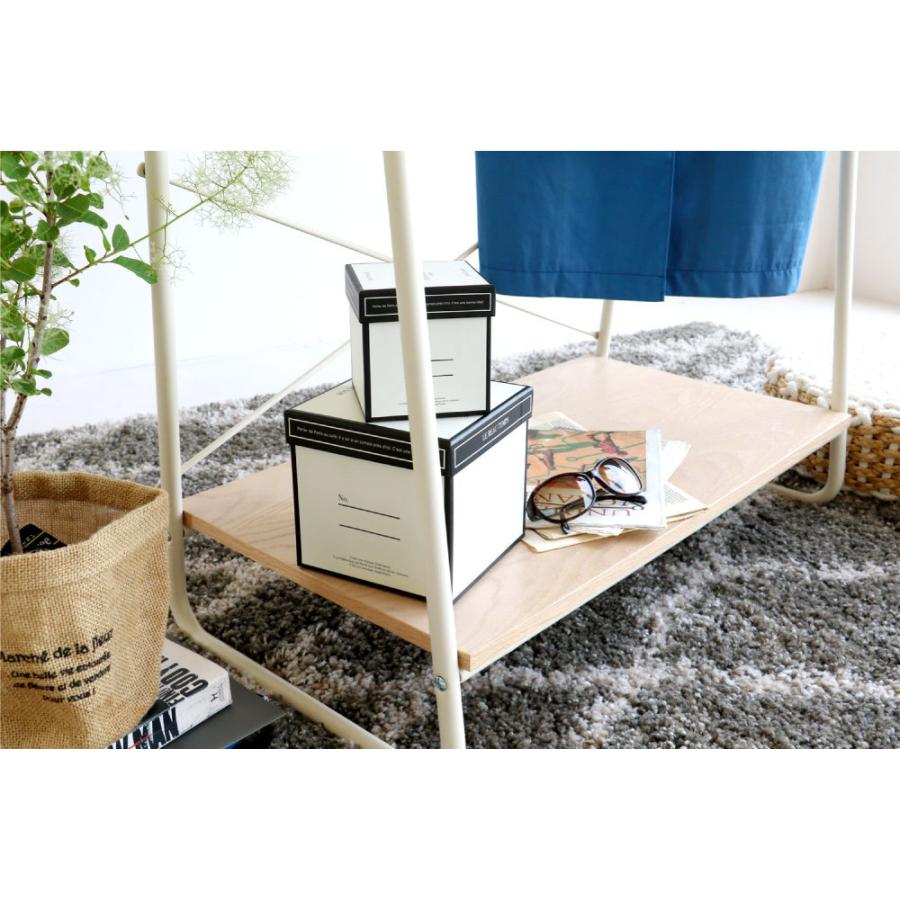 ICHIBA（市場） ハンガーラック ラック 大容量収納 おしゃれ 木 ウッド