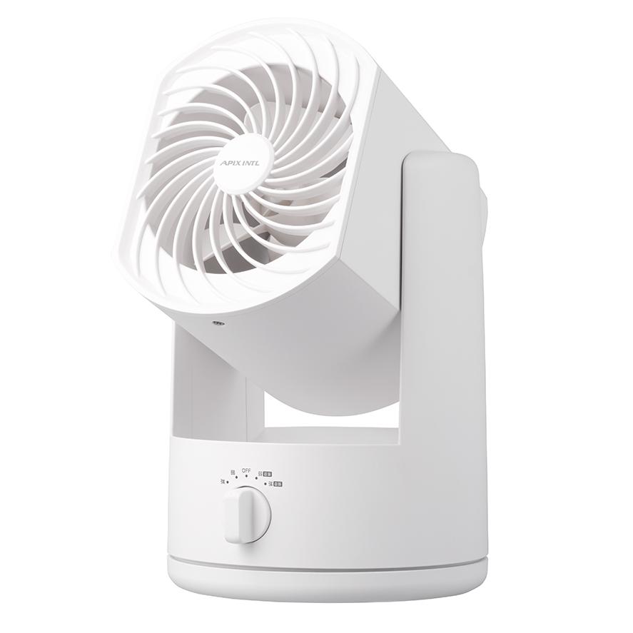 サーキュレーター 扇風機 小型扇風機 卓上扇風機 換気 空気循環 コンパクト 首振り アピックス Folding circulator AFC-250 | ICHIBA | 08