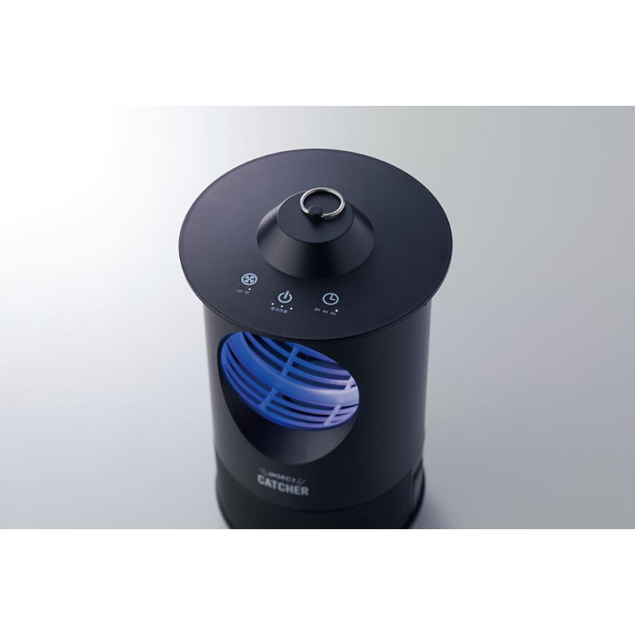 ポータブル蚊取り捕虫器 LED蚊取り捕虫器 LED蚊取り器 薬剤不要 安全 防滴仕様 充電式 アピックス insect catcher AIC-30B | ICHIBA | 03