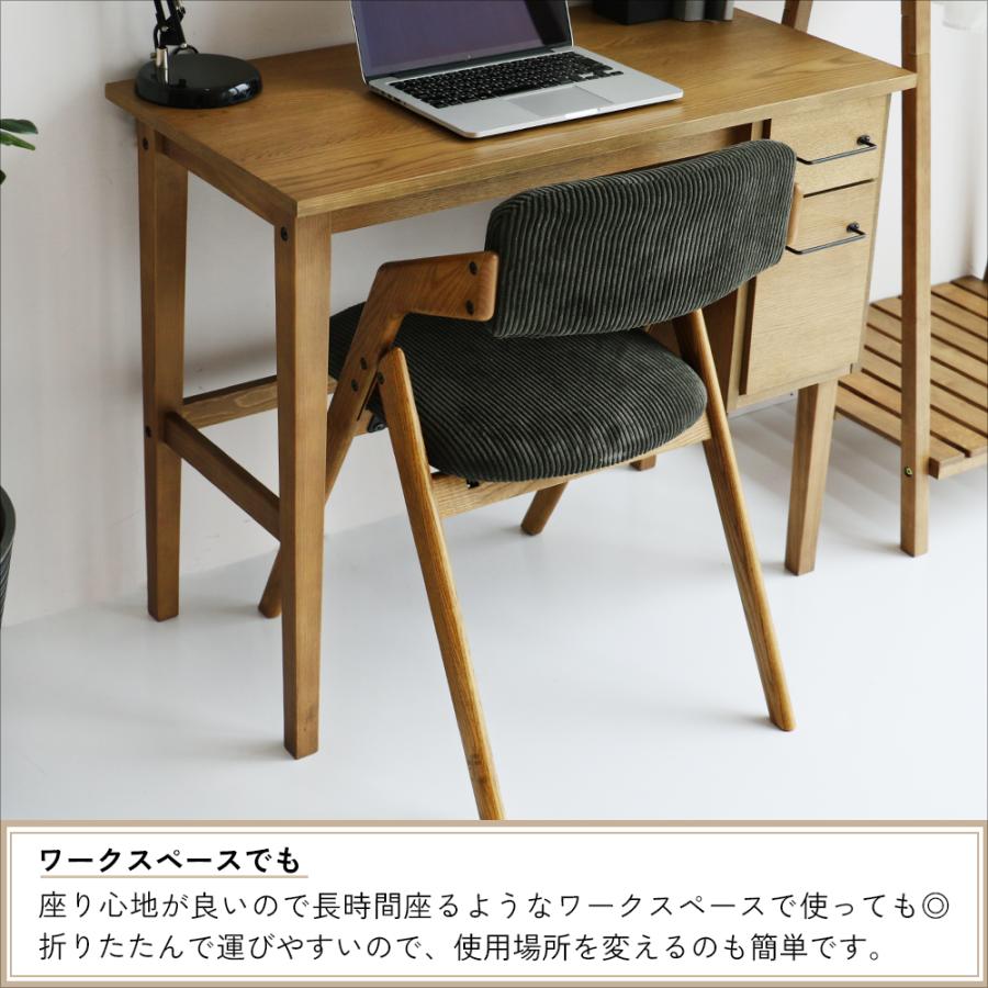 ICHIBA 木製　ナチュラル　チェア　折りたたみ　美品 ICHIBA（市場） 折りたたみチェア 折り畳み ダイニングチェア イス