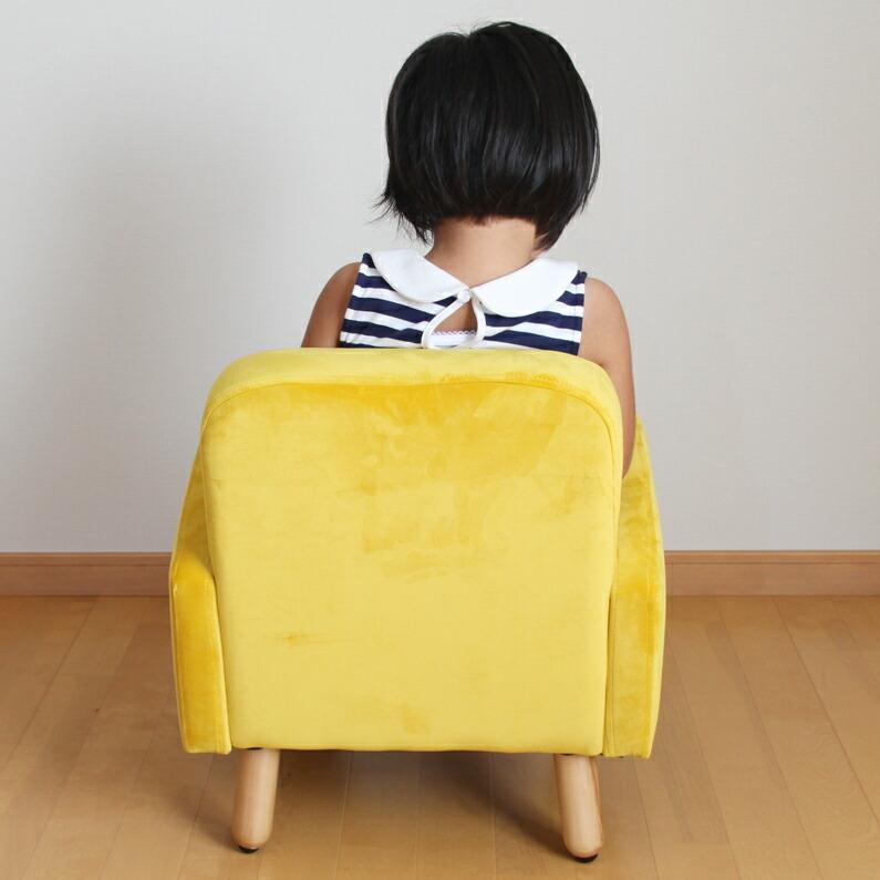 1P イエロー キッズソファ パーソナルソファ 子供 イス 北欧 ミニ 2way ICHIBA（市場） 爆買 ソファ 子供 こども ソファ ミニソファー 子供用