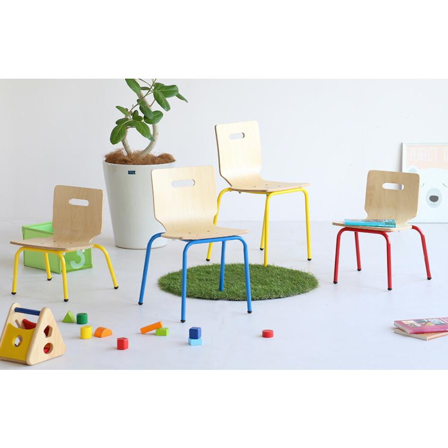 ICHIBA 4脚セット PLETO Steel Chair スチールチェア キッズ ICHIBA 4脚セット PLETO Steel Chair スチールチェア キッズ