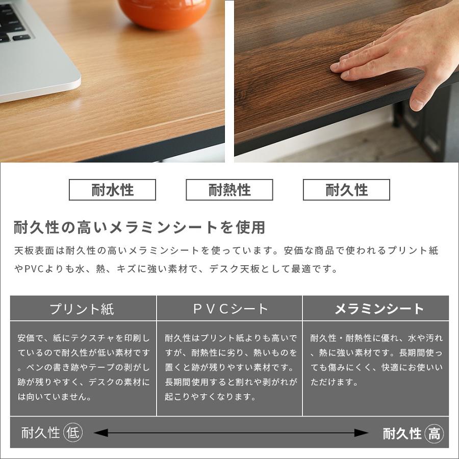 コンセント ラック付き デスク パソコンデスク ユニットデスク usb