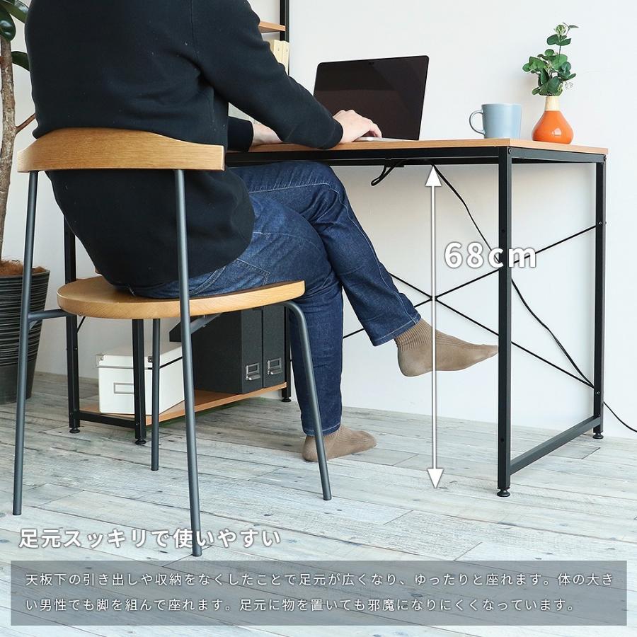 コンセント ラック付き デスク パソコンデスク ユニットデスク usb