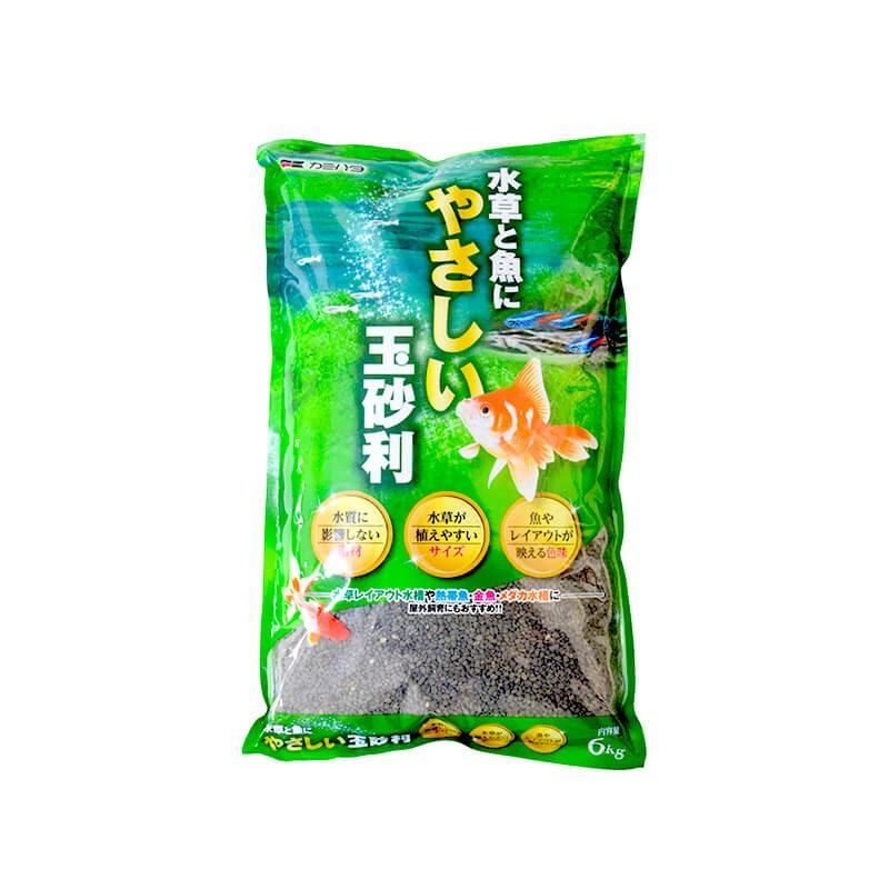 カミハタ 水草と魚にやさしい玉砂利 6kg 底砂 有限会社高知熱帯魚サービス 通販 Yahoo ショッピング