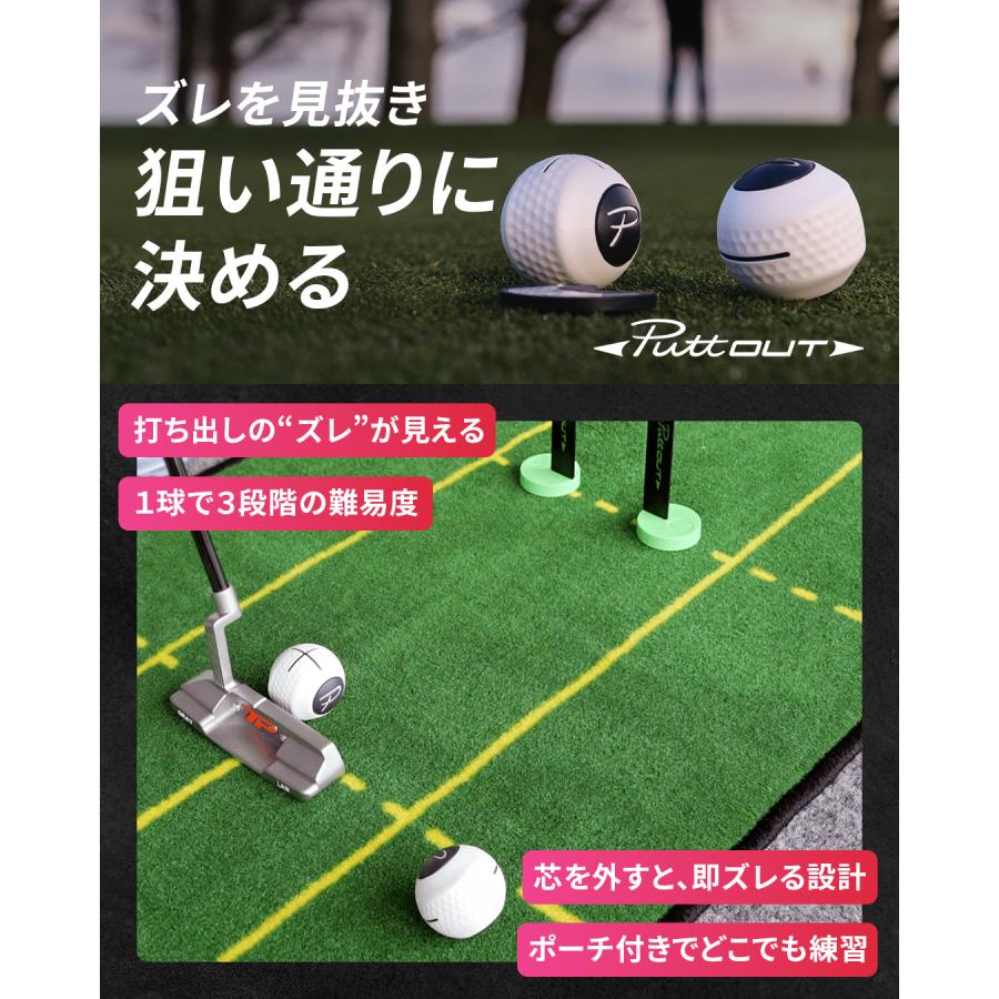 PuttOUT（パットアウト） デビルボール パター練習器具 パター練習