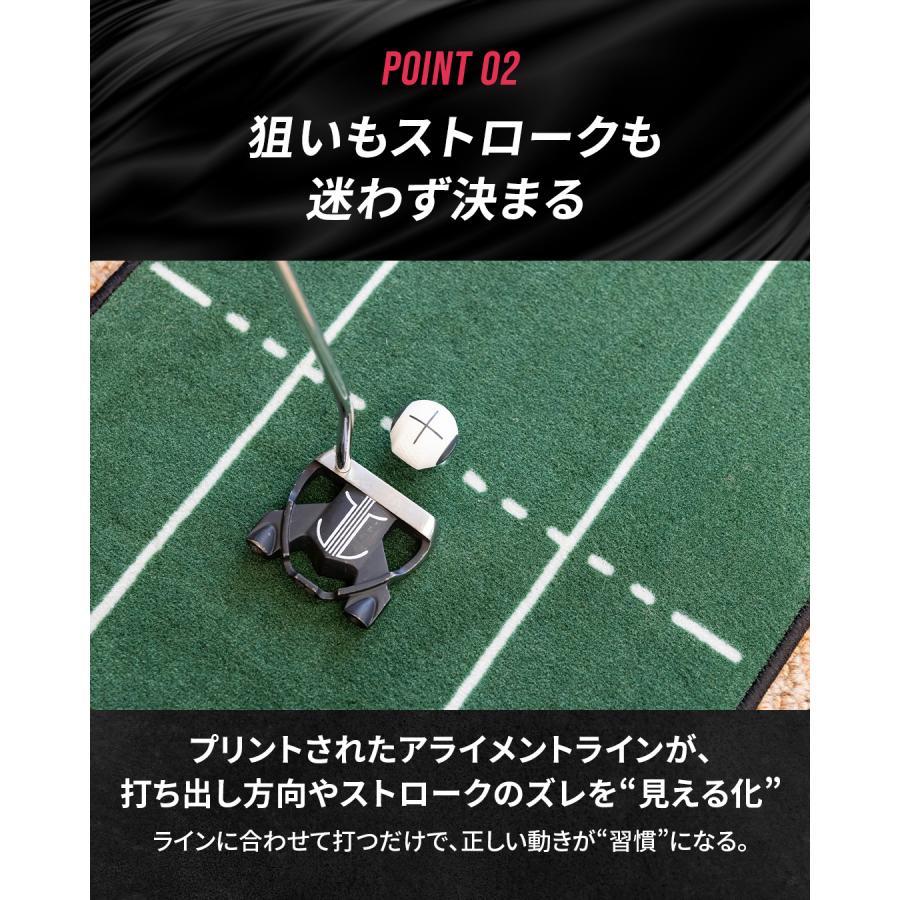 PuttOUT パットアウト パターマット グリーン グレー ミディアム