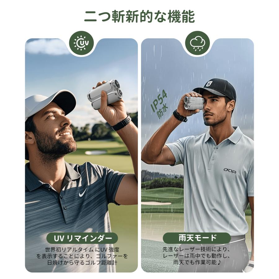 公式 FastDeer S2 ゴルフ 距離計 高精度 レーザー距離計 高低差