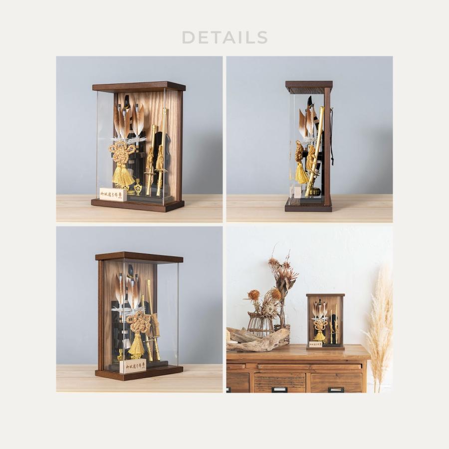 おしゃれ 破魔弓 かわいい コンパクト 破魔矢 インテリア 国産 天然木