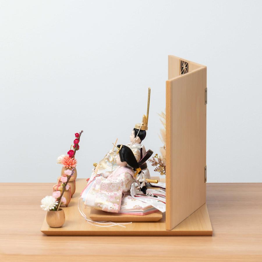 【もも様】木製雛人形-natura-コンパクト ナチュラル 初節句B 木製 雛人形 Type-B / 【2月末に発送】Wooden Hina Dolls 木製お雛様