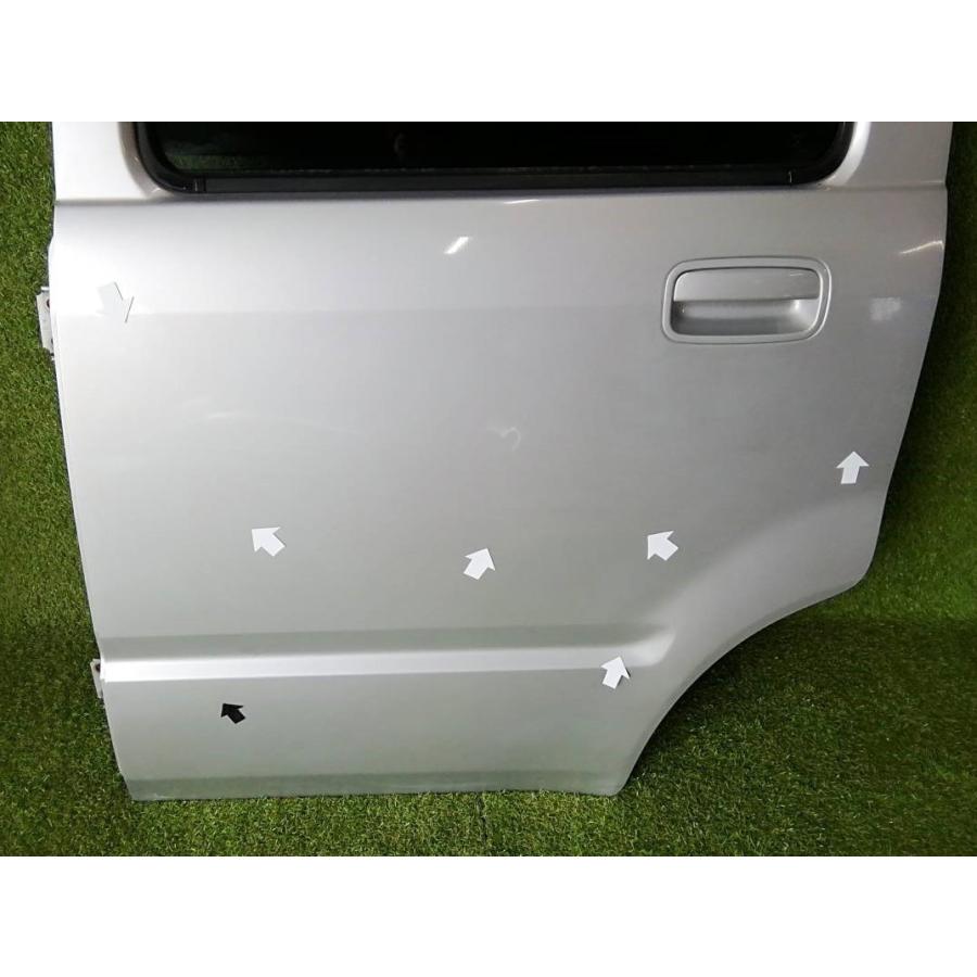 スズキ☆ワゴンR MH21S 純正 左リアドア シルバー 【個人宅配送不可