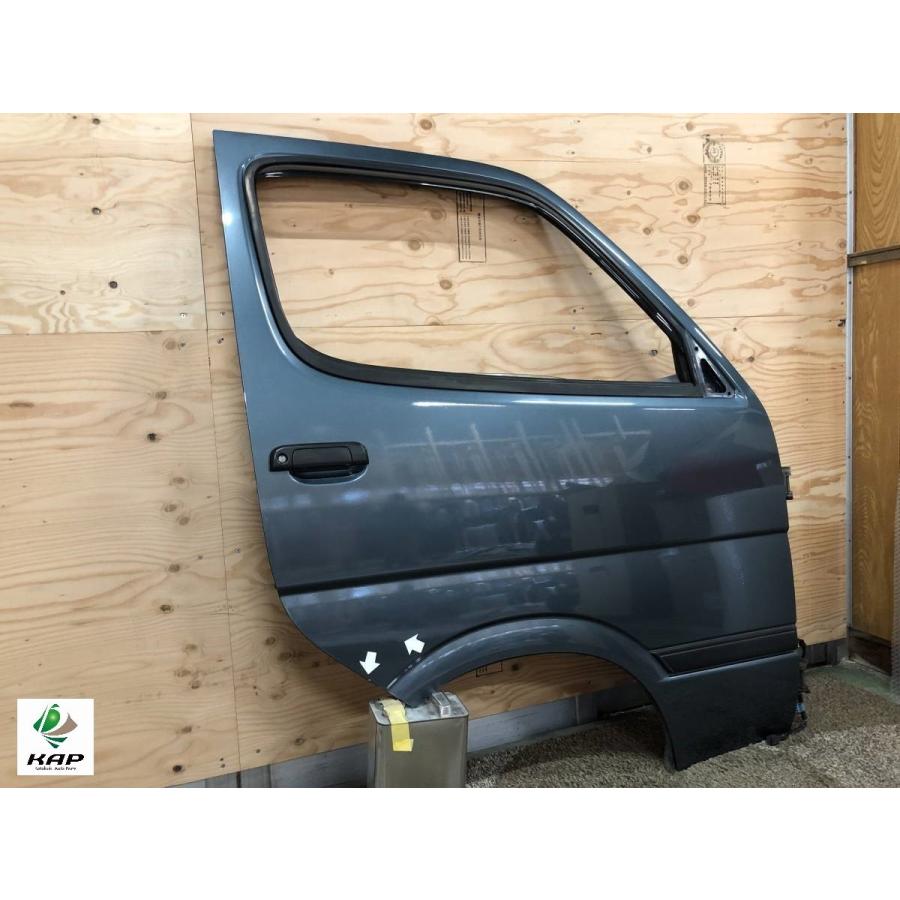 トヨタ☆ハイエースワゴン RZH100G 右フロントドア グレーイッシュ