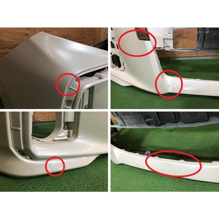 トヨタ☆アルファード 30系 後期 純正 フロントバンパー ホワイト