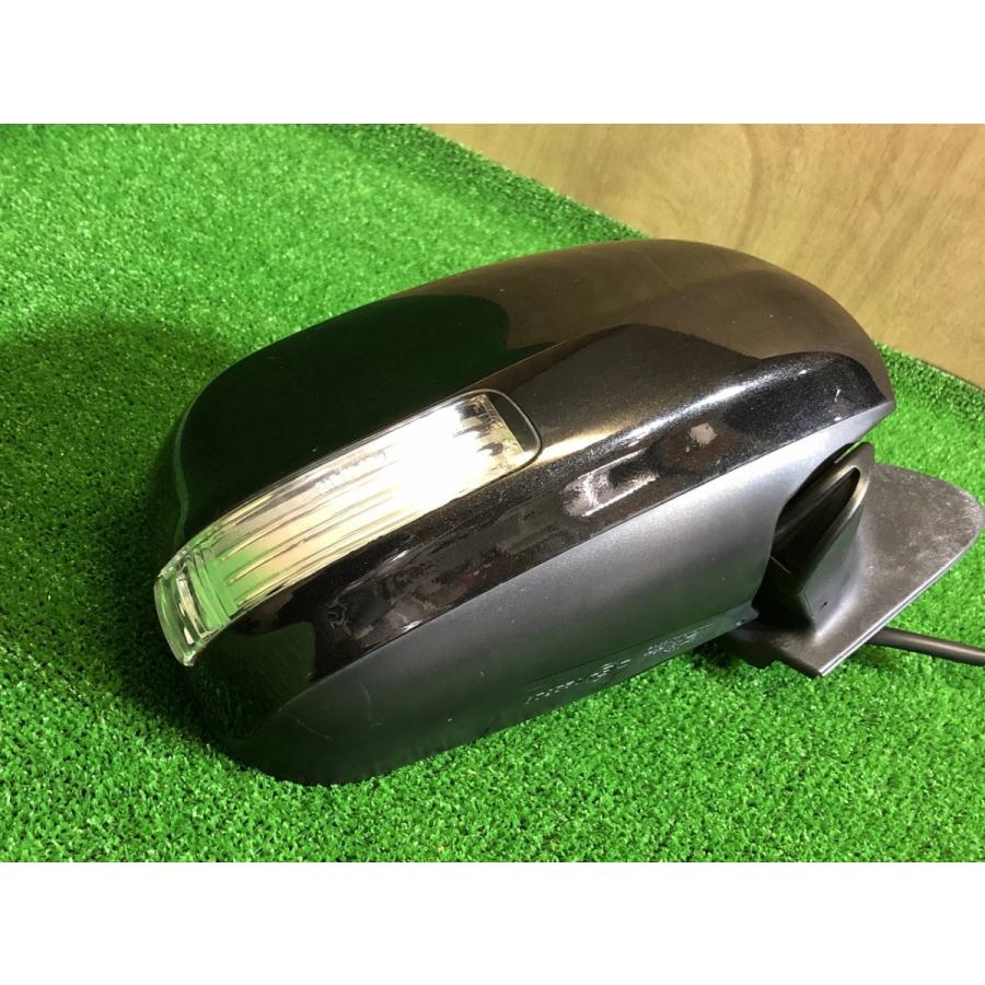トヨタ☆bB QNC21 純正 右ドアミラー ウインカー付 ブラックマイカ 