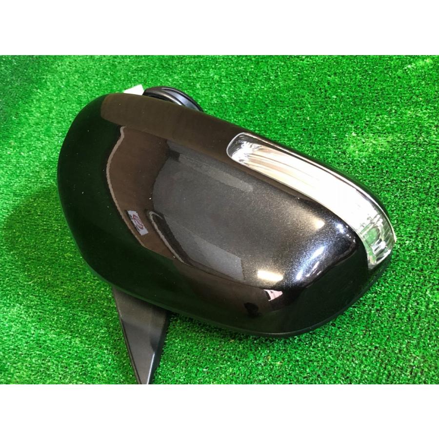 トヨタ☆bB QNC21 純正 右ドアミラー ウインカー付 ブラックマイカ 