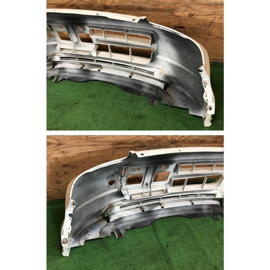 トヨタ フロントバンパー ホワイト フォグランプ付き ハイエース200系 4型/5型/6型 フロントバンパー 塗装済 パール
