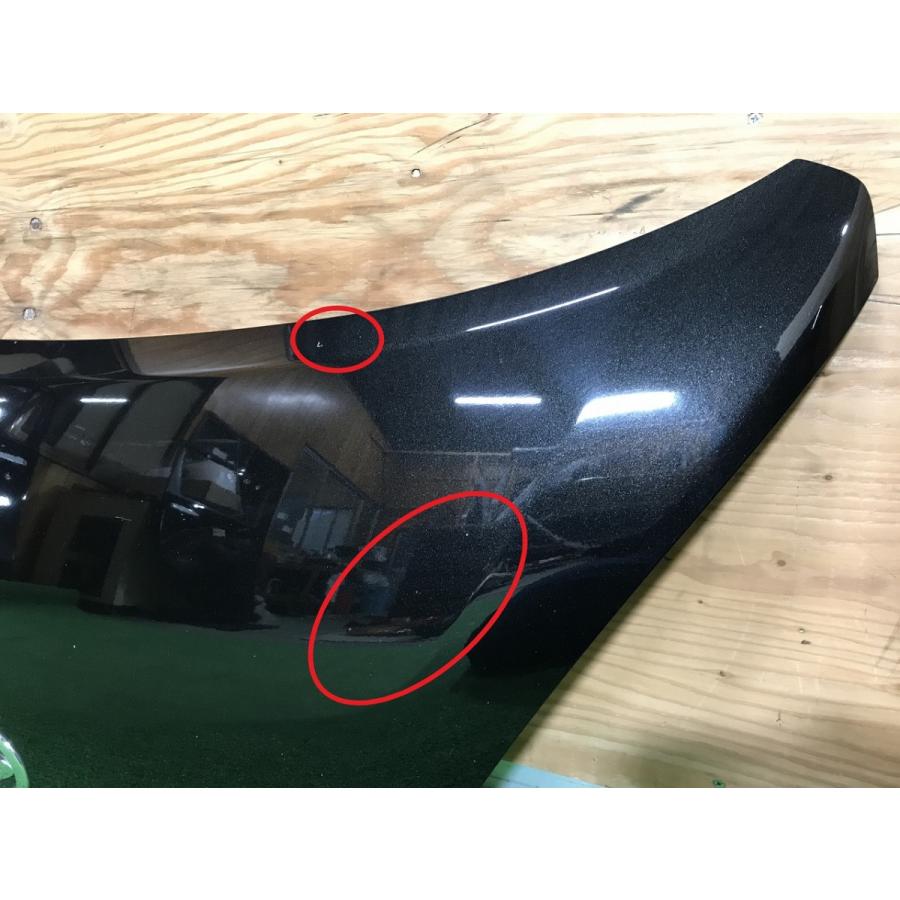 ダイハツ☆ムーヴ LA100S 純正 ボンネット ブラックメタリック／X07