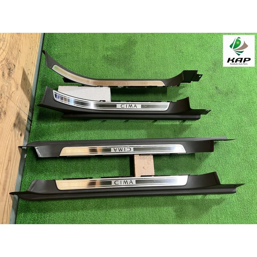 日産☆シーマ HF50 3000ターボ スカッフプレートセット : 株式会社