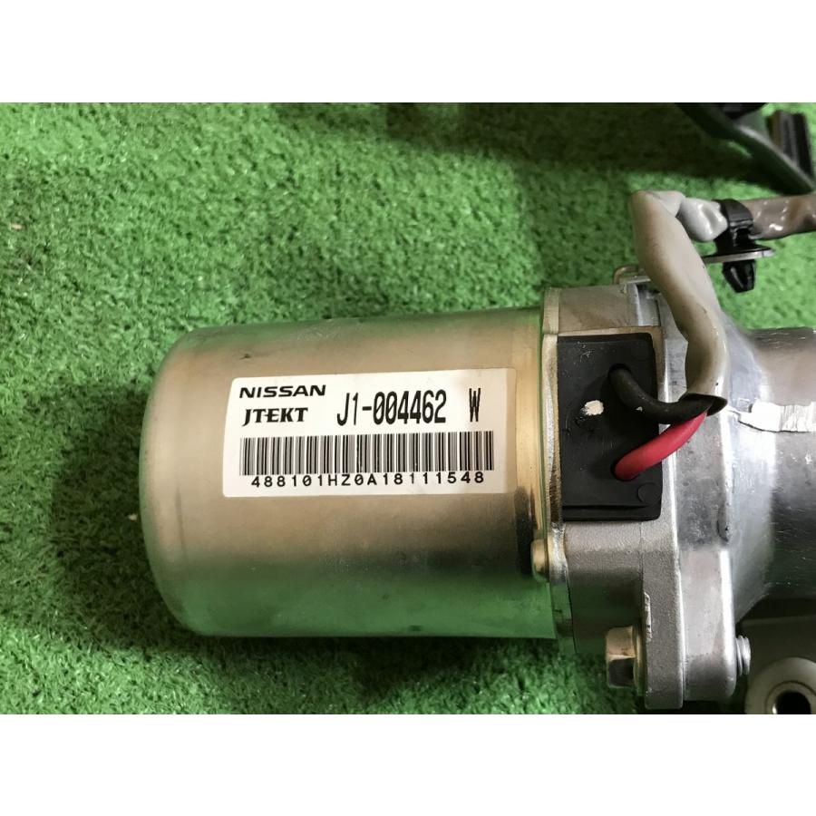 日産☆マーチ DBA-K13 純正 ステアリングコラム (パワステモーター付