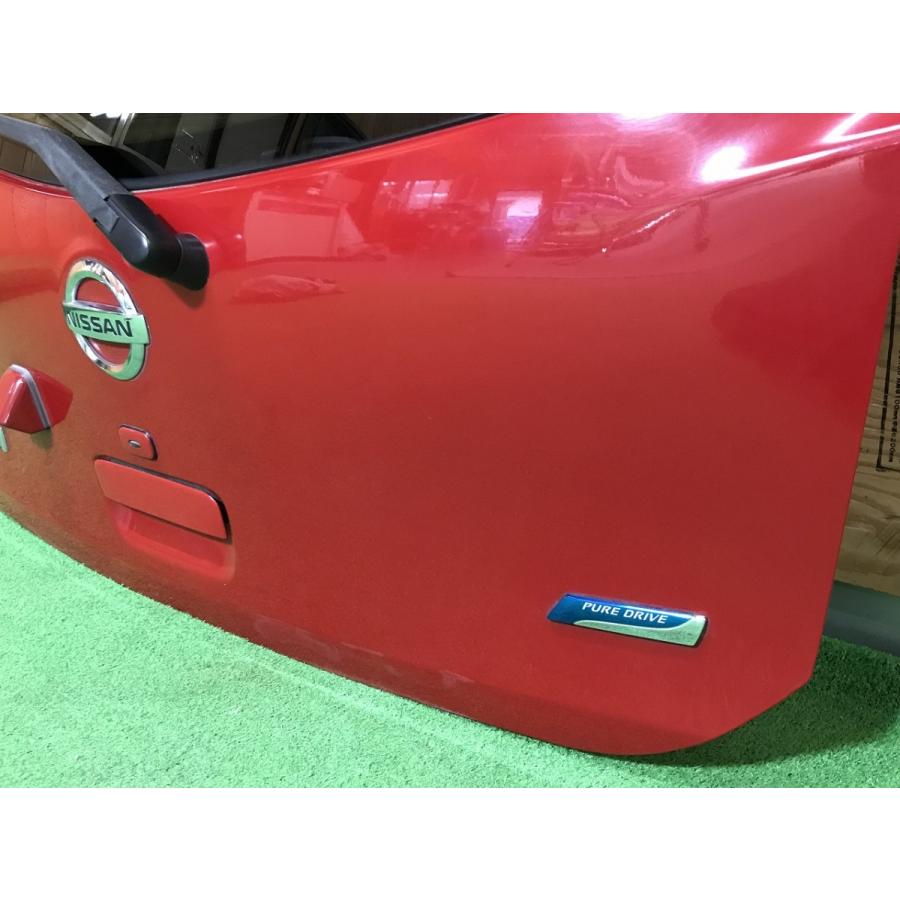 日産☆マーチ DBA-K13 純正 リアゲート／バックドア バックカメラ付き