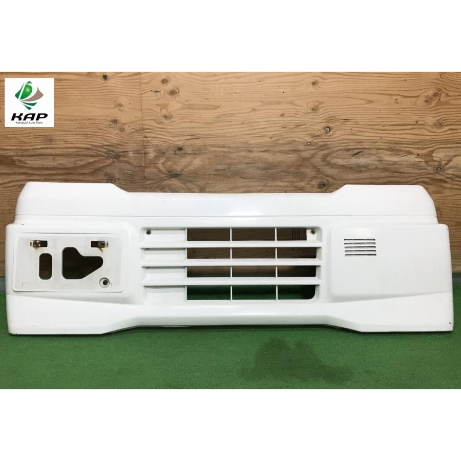 三菱☆ミニキャブバン U61V 純正 フロントバンパー ソフィアホワイト