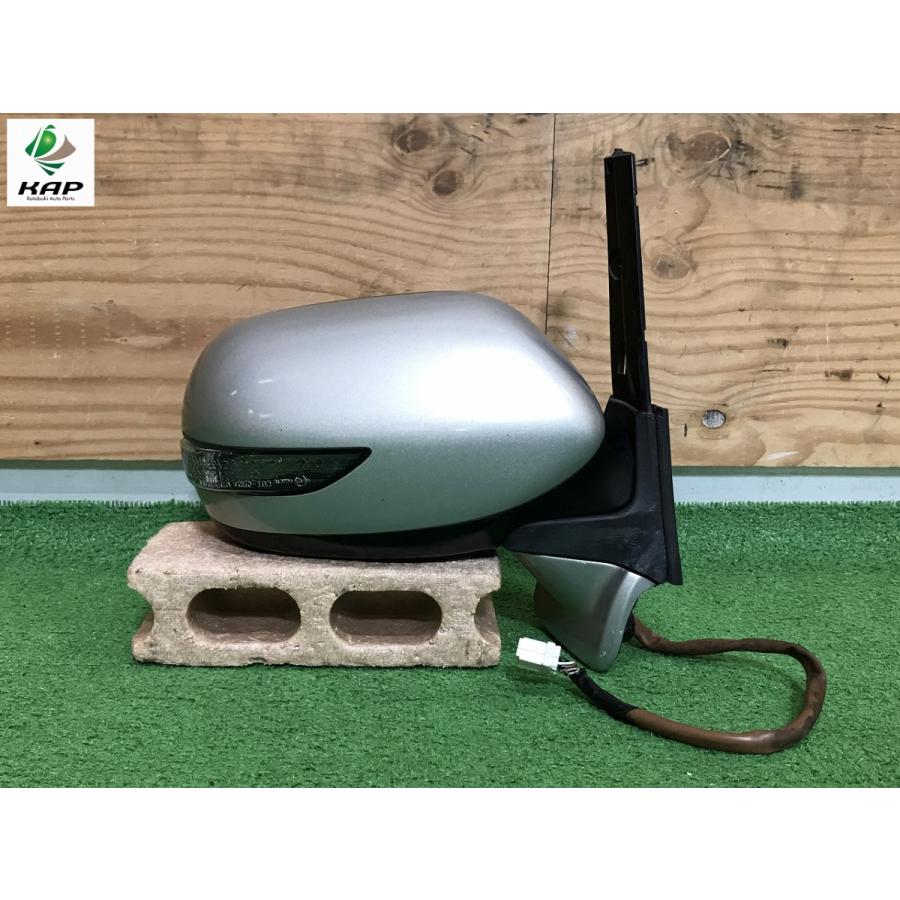 アナカラーインターステラ スバル☆ステラ RN1 純正 右ドアミラー シャンパンメタリック／B5P 9P