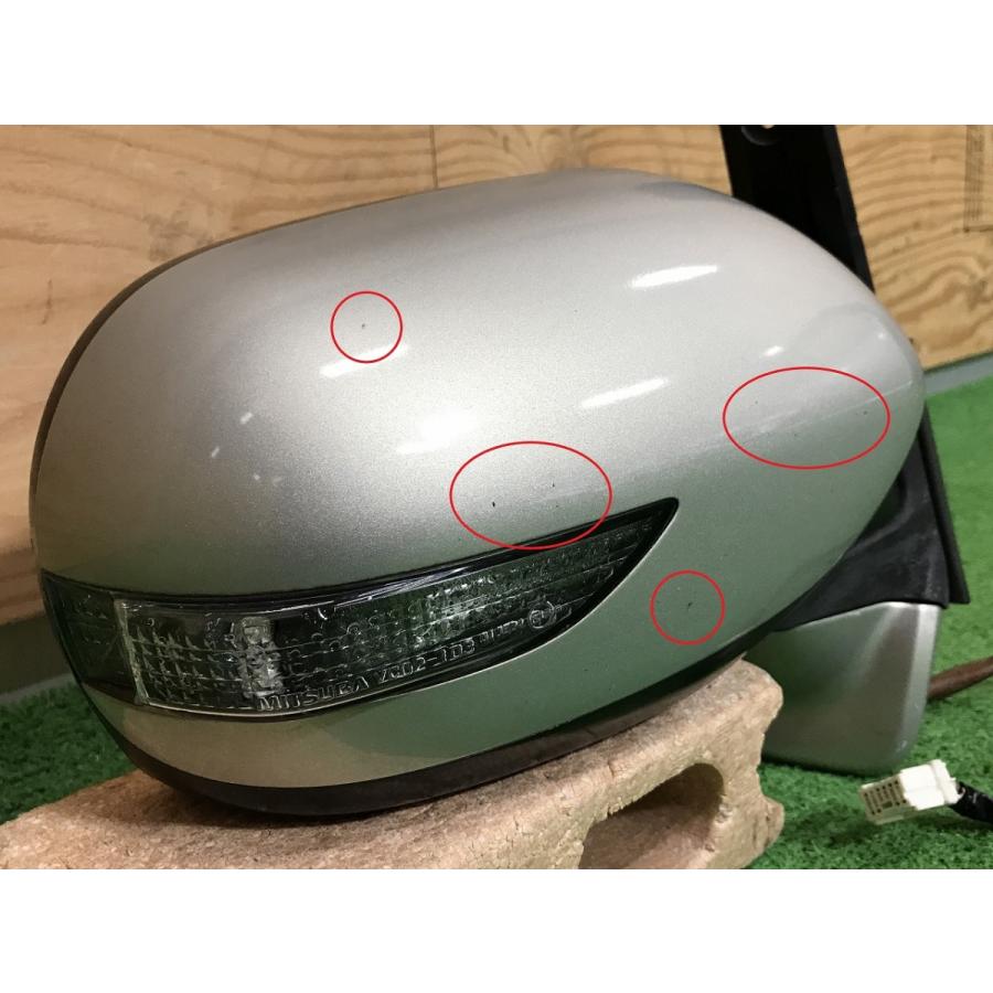 アナカラーインターステラ スバル☆ステラ RN1 純正 右ドアミラー シャンパンメタリック／B5P 9P